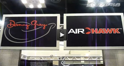 AIRHAWK Danny Gray Seat in Motorcycle USA 2012 Dealer Expo Video